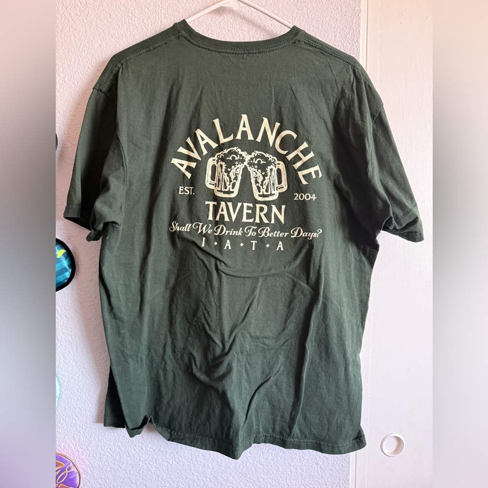 I Am The Avalanche pop punk t-shirt green